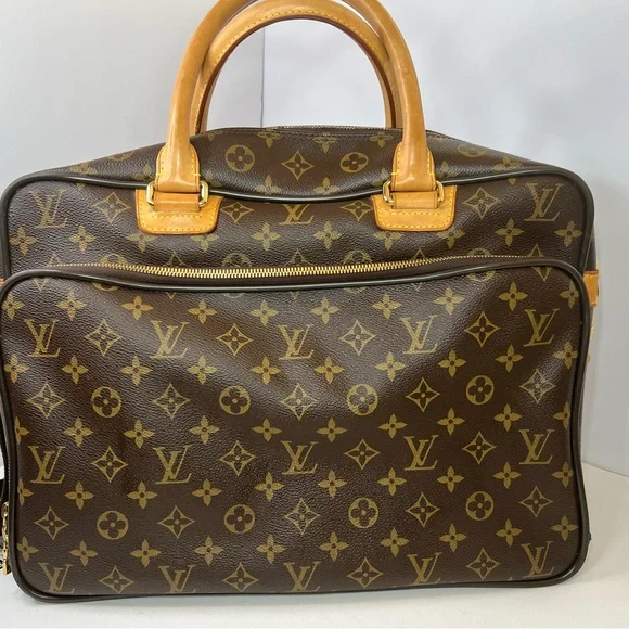 Louis Vuitton Monogram Icare Laptop Bag Messenger Brown Canvas Shoulder Strap - Picture 2 of 16